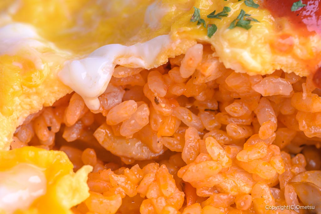 福生カフェテラス・Kの、オムライスの、チキンライス