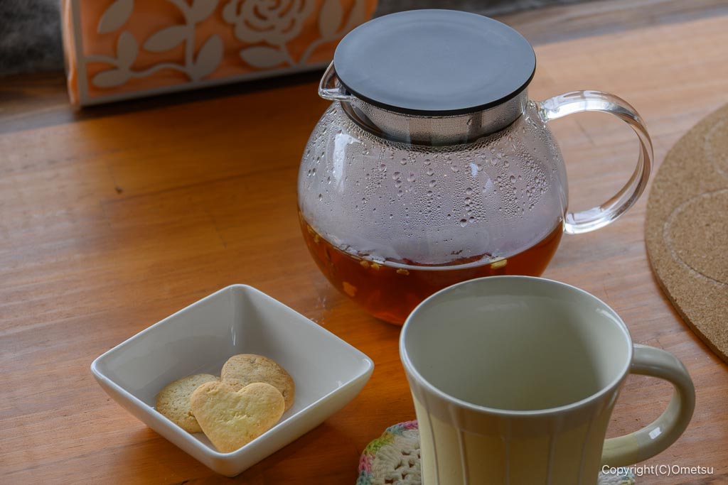福生・Cafeガーベラの、レモンピールの紅茶
