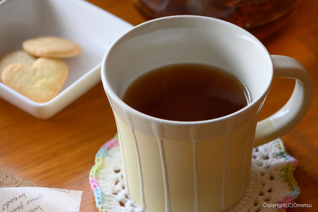 福生・Cafeガーベラの、レモンピールの紅茶