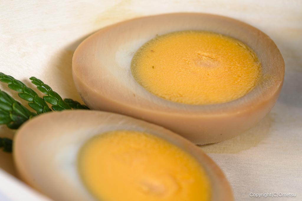 青梅・御岳の「炭鳥 蔵 IKADA」の、味玉