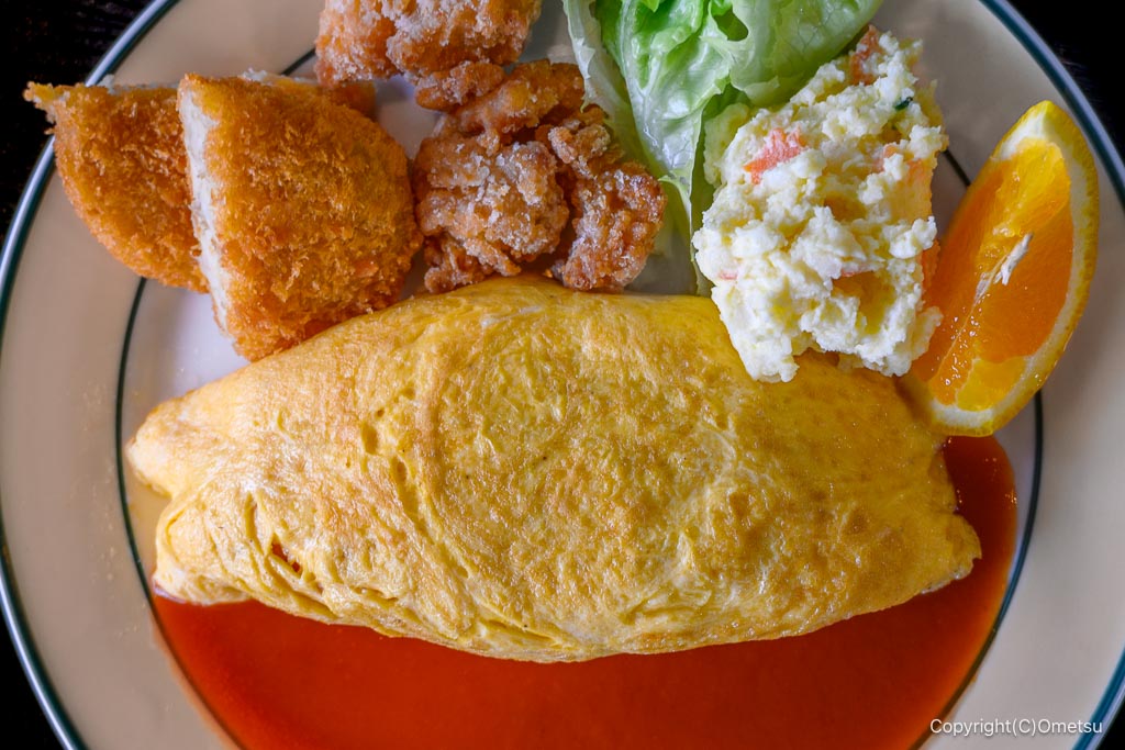 昭島市「れすとらん みずきや」のオムライスセット