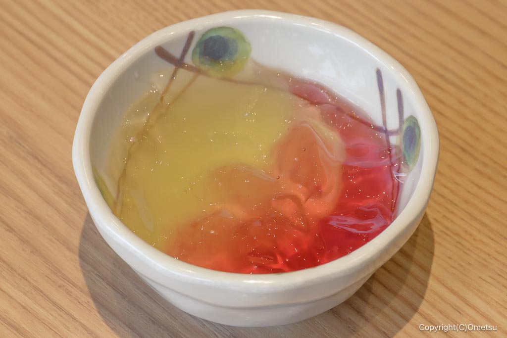 武蔵野うどん小麦晴れ・イオンモール日の出店の、ゼリー