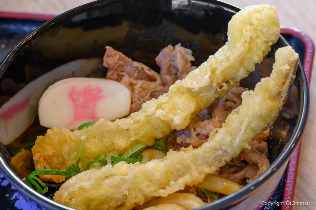 資さんうどんの、ごぼ天