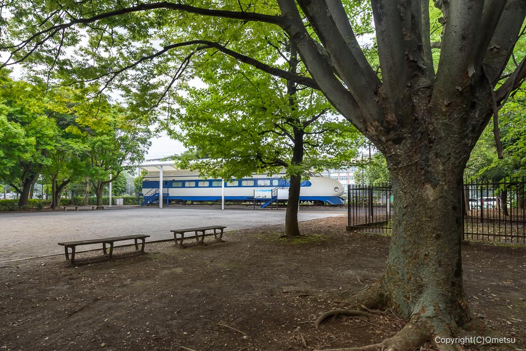 昭島市・つつじヶ丘公園と0系新幹線