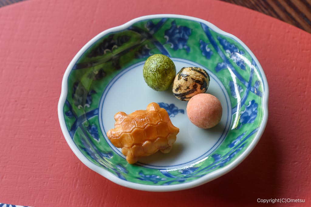 青梅市「marumu武蔵茶寮」の、お茶請け