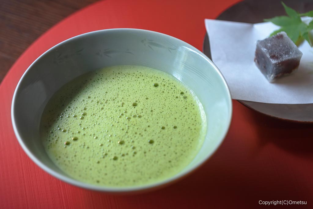 青梅市「marumu武蔵茶寮」の、狭山茶 抹茶