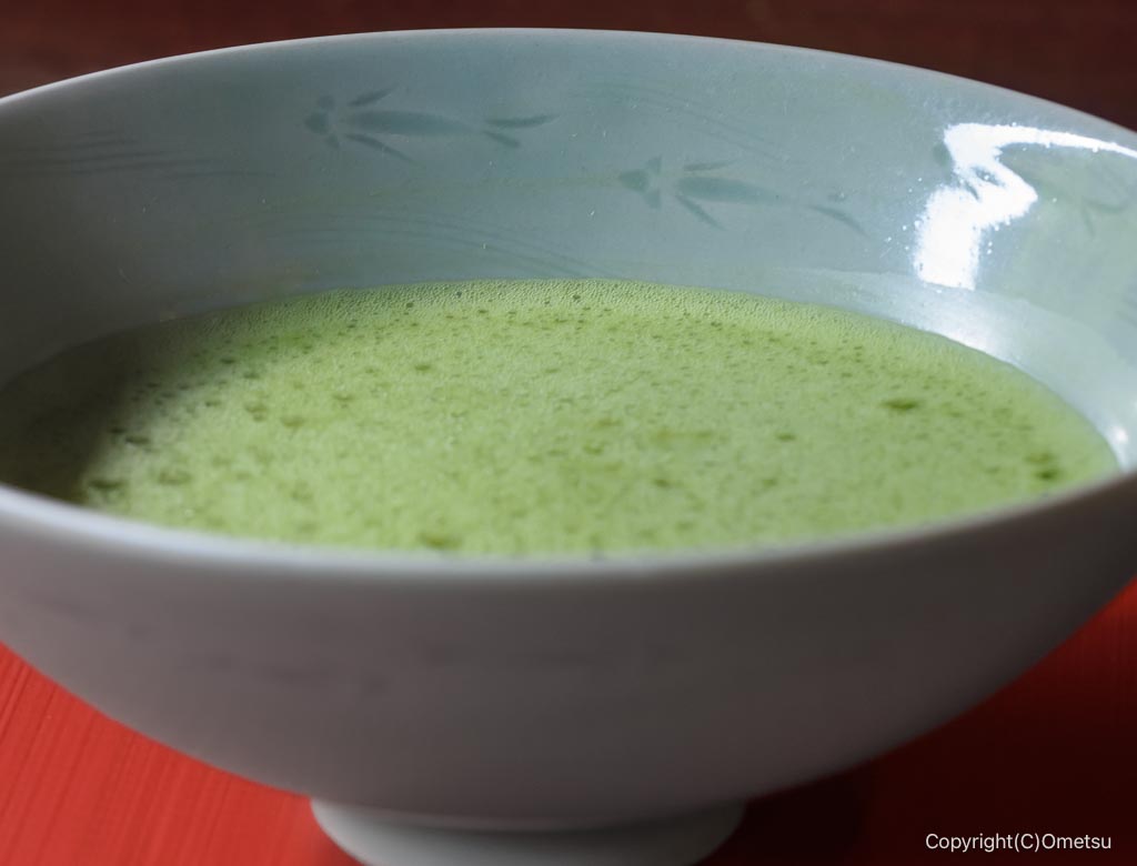 青梅市「marumu武蔵茶寮」の、狭山茶 抹茶セット