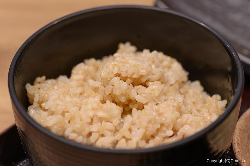しんぱち食堂 イオンモール日の出店の、熟成玄米