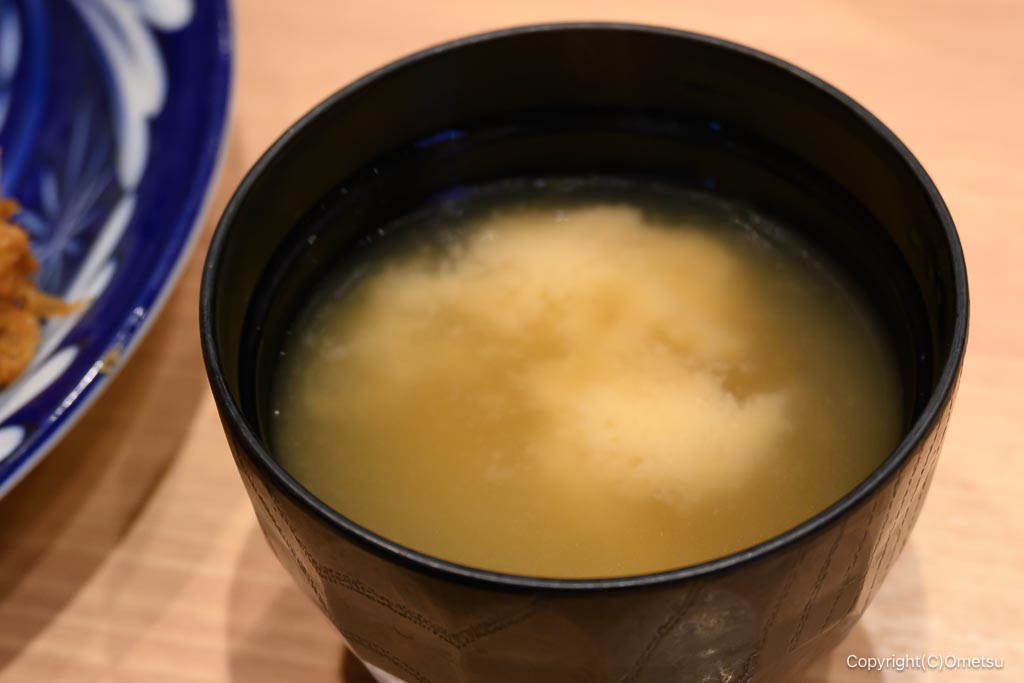 とんかつ いなば和幸 昭島店の、味噌汁