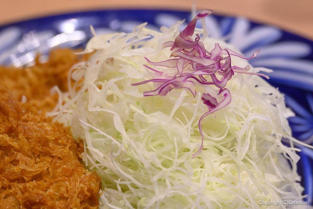 とんかつ いなば和幸 昭島店の、キャベツ