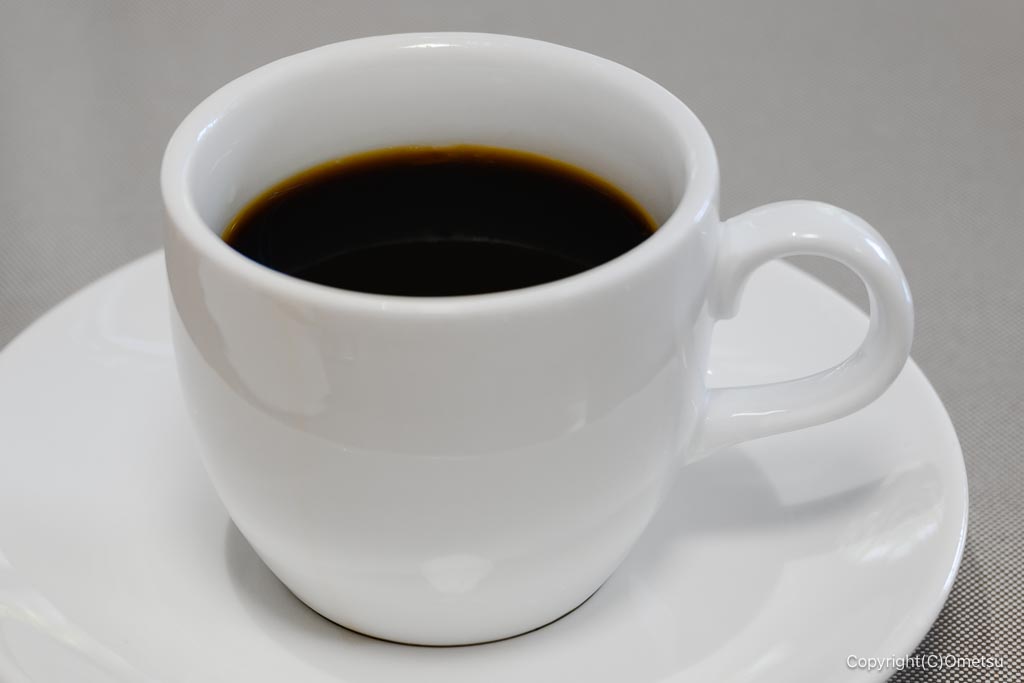昭島総合スポーツセンター内のレストラン・フランのコーヒー