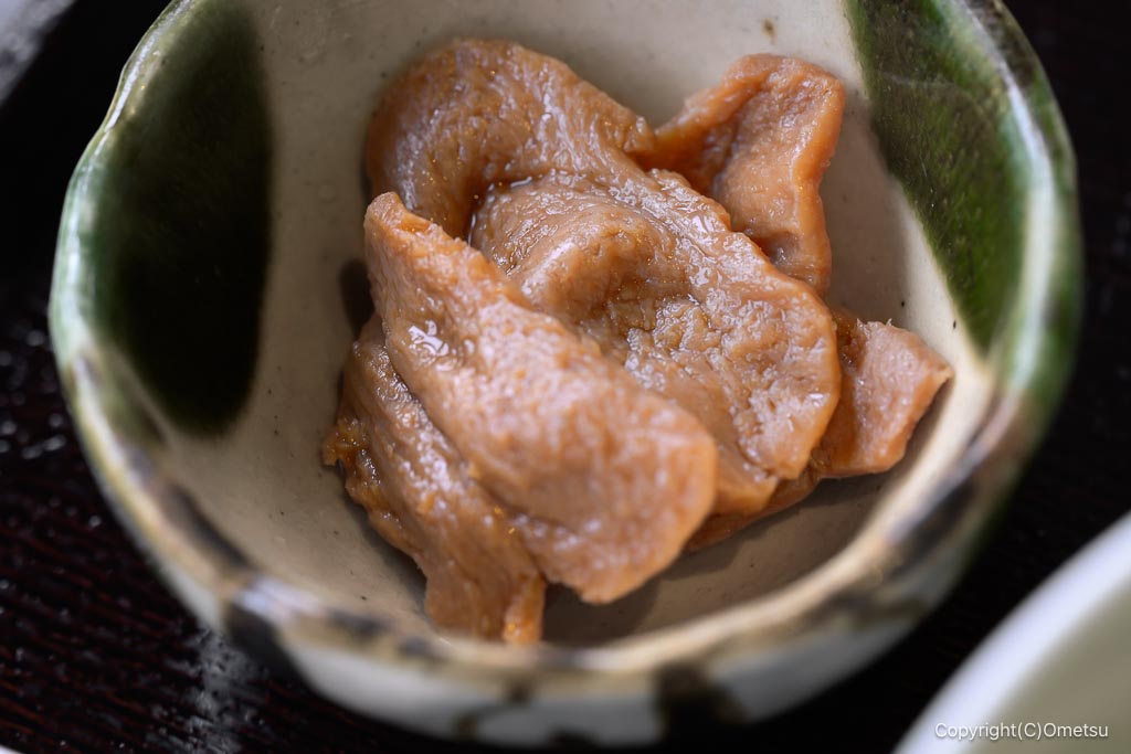 青梅「豆らく」の、畑のお肉