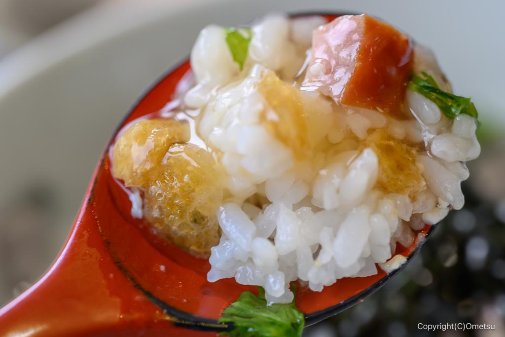 青梅「豆らく」の、おぼろ豆腐膳の具材