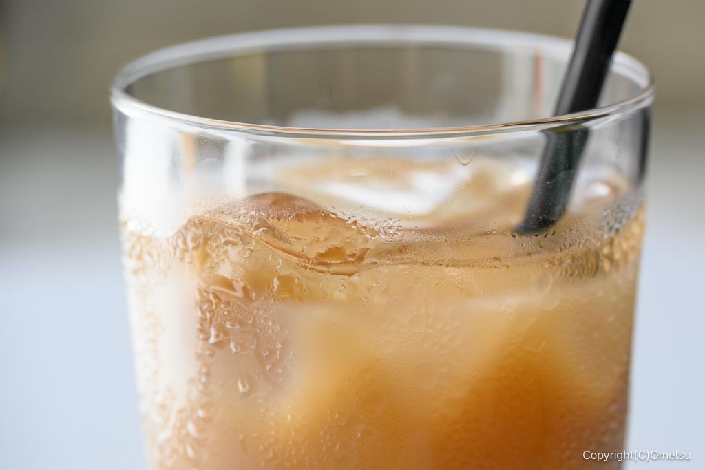 福生・UZUCafeの、アイス・カフェオレ