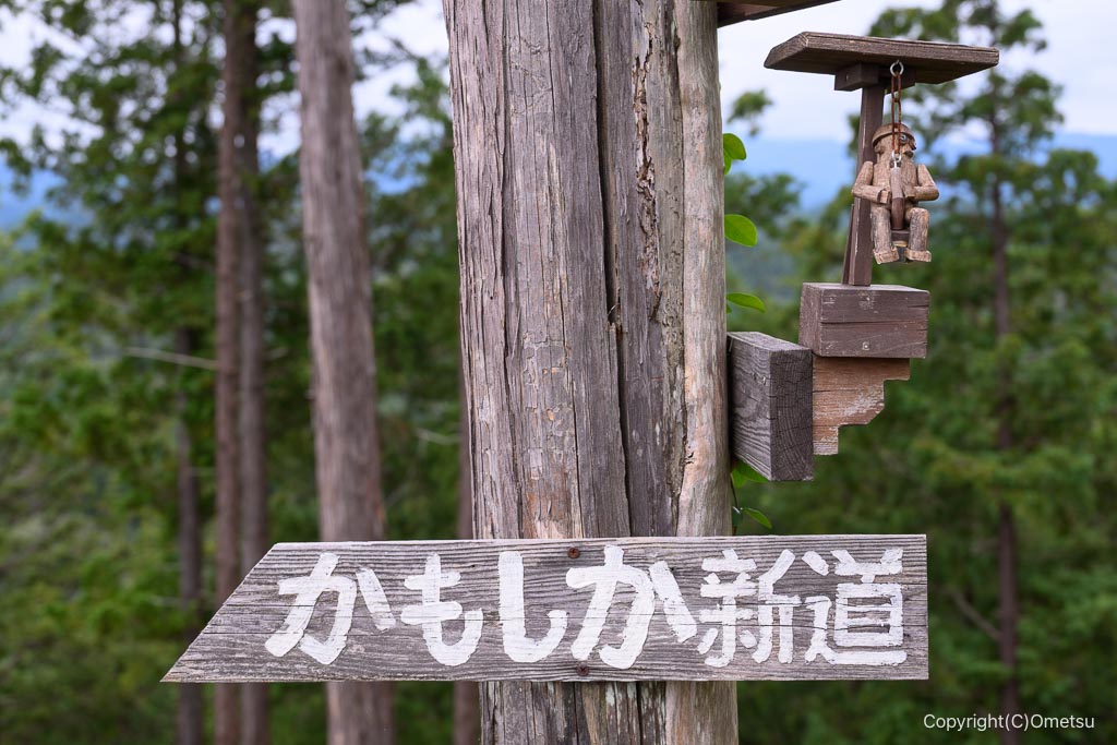 飯能・柏木山、女坂・男坂道標
