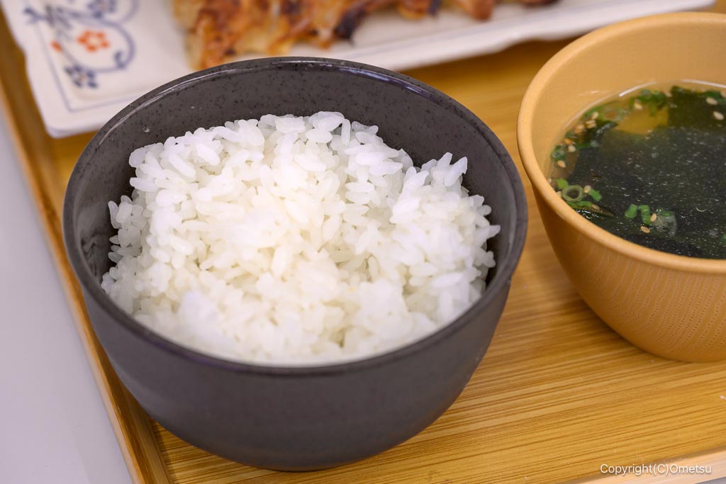 ロピア昭島店・宝餃子の、ご飯