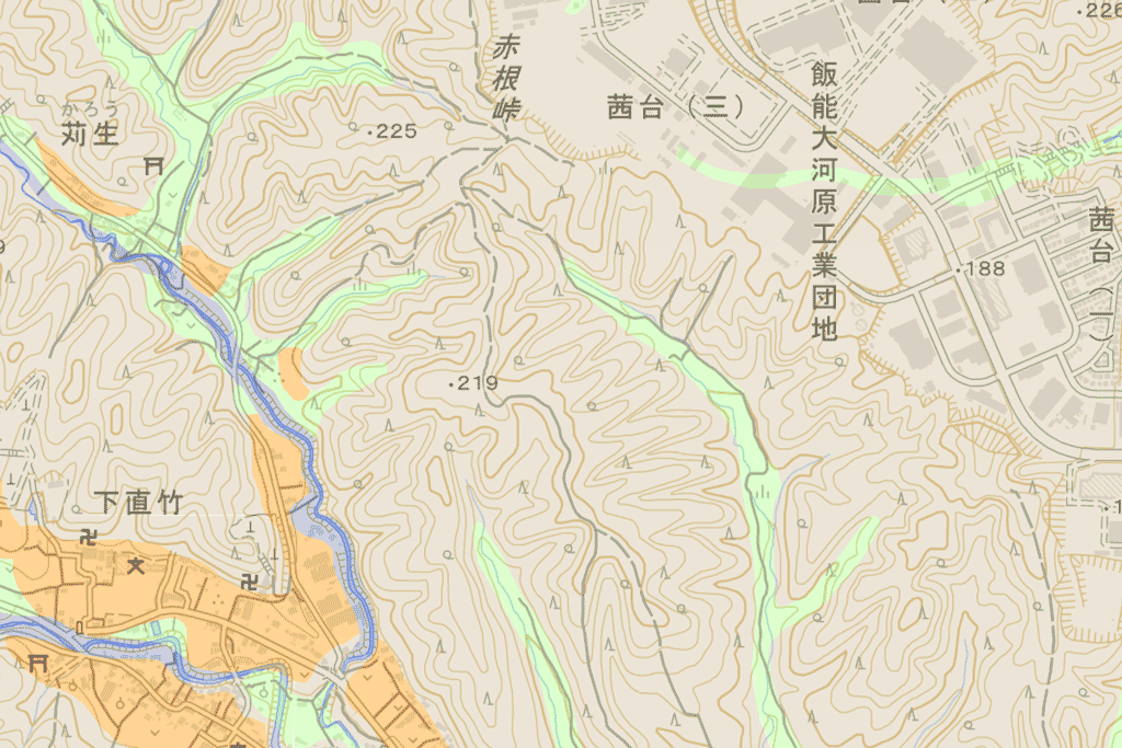 柏木山・湿地地図